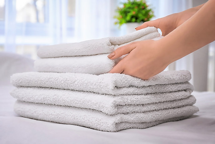 image of stack of towels