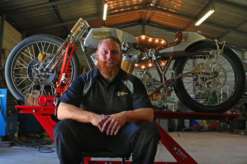 image of Matt Harris, owner of 40 Cal bikes